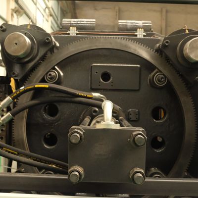 550T Orange Injection Molding Machine For Production Of Plastic Chairs